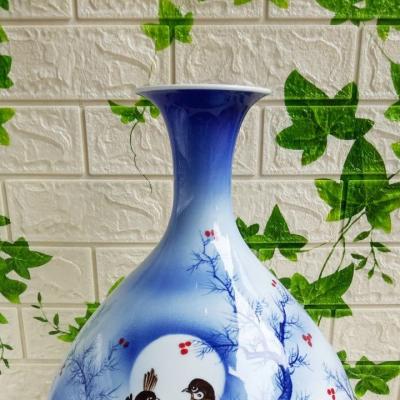 BÌNH TỲ BÀ CHIM HOA PHÚ QUÝ